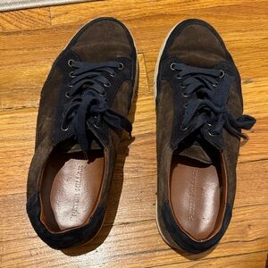 Peter Millar Men's Brown Suede Sneakers